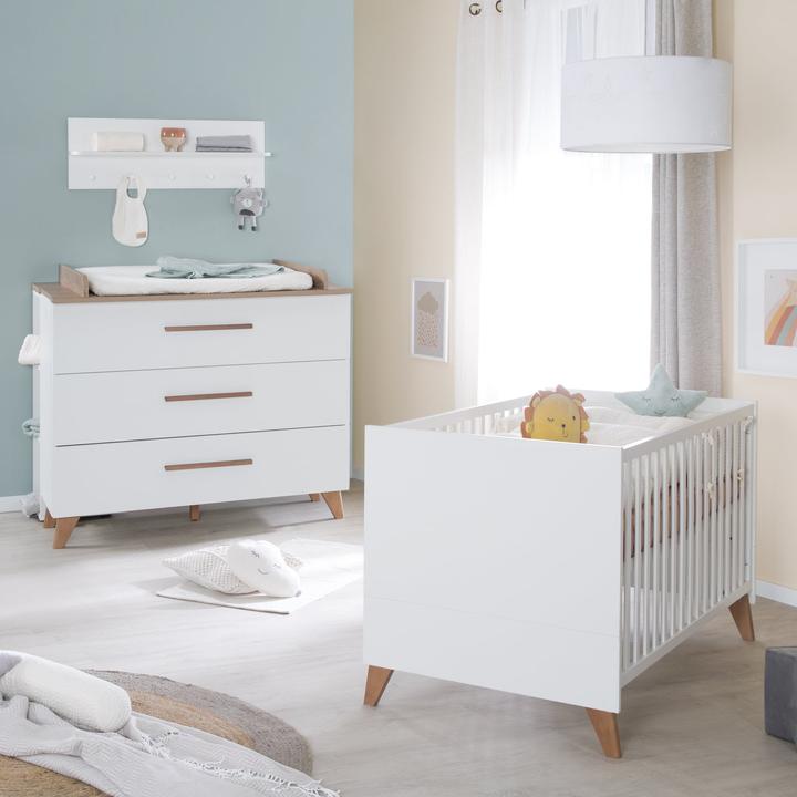 Image du produit Roba Ensemble pour chambre d'enfant Ole (Unité de changement, Lit de bébé, Armoires pour enfant)