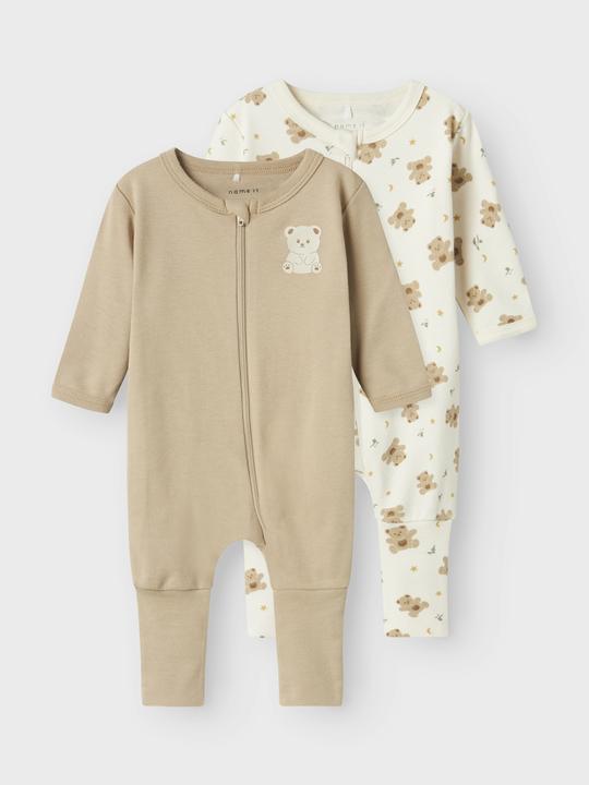 Produktbild Name it Nbnnightsuit 2p Zip Ff Jet Bear Noos (92)