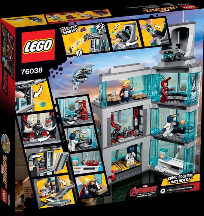 Actual product image LEGO Marvel Super Heroes Attack on Avengers Tower (76038, LEGO Marvel)