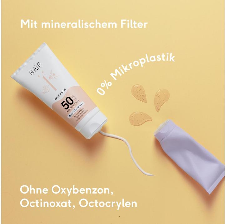 Produktbild Naïf Sonnencreme (Sonnencreme, SPF 50, 100 ml, 133 g)