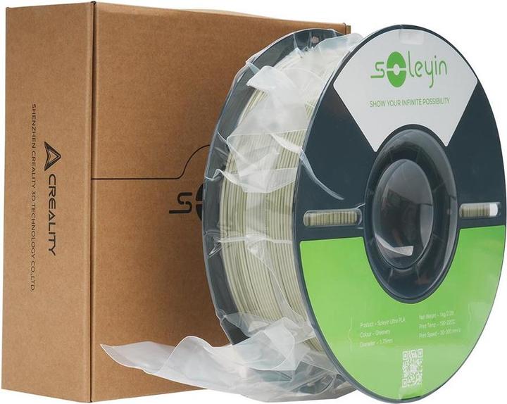 Produktbild Creality Filament Soleyin Ultra-PLA Grün 1.75 mm 1.29 kg (PLA, 1.75 mm, 1290 g, Grün)