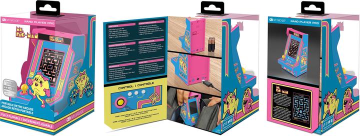 Actual product image MyArcade My Arcade DGUNL-7023 MS. PAC-MAN Nano Player Pro Portable Retro Arcade