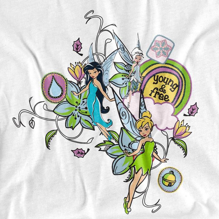 Immagine prodotto Disney Interactive Studios Young And Free Maglietta Campanellino e Pervinca Adulto Unisex (S)