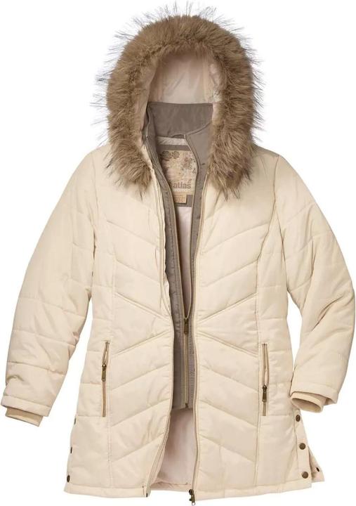 Atlas For Women Parka Kunstfell Kapuze