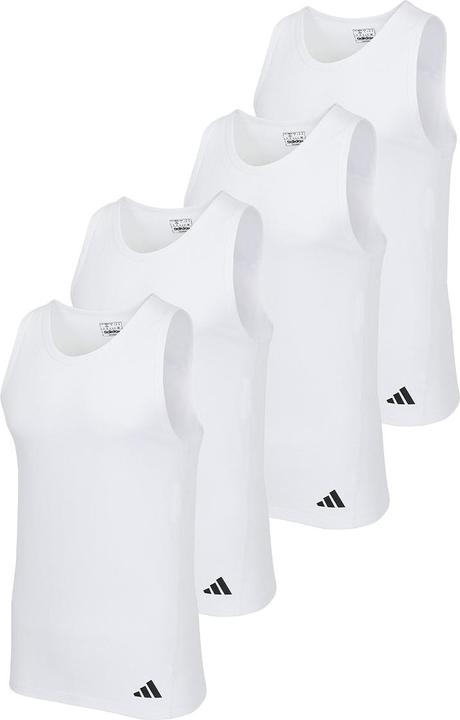 Immagine prodotto adidas 4er Pack Active Flex Cotton Ergonomic Unterhemd / Tanktop (XXL)