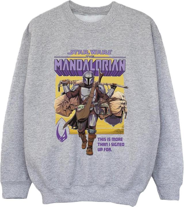 Star Wars The Mandalorian More Than I Signed Up For Sweatshirt Jungen