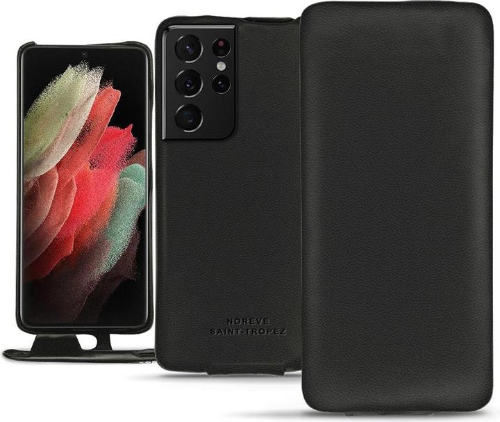 Actual product image Noreve Leather cover vertical (Samsung Galaxy S21 Ultra)