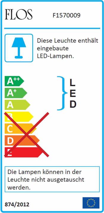 Produktbild Flos Clara Led Decken-/Wandleuchte (3141 lm)