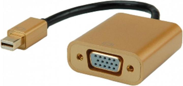 Produktbild Roline Mini DP - VGA aktiv, gold (VGA, 10 cm)