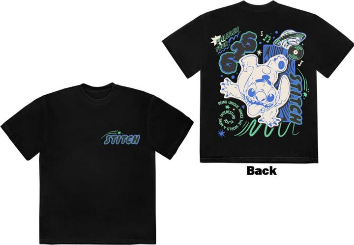 Disney Stitch Handstand Back Print