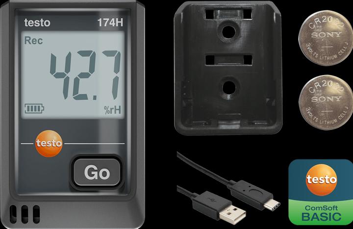 Produktbild Testo Mini-Datenlogger 174 H / USB-C