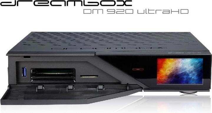Image du produit Dreambox Dm 920 UHD 4k (8.19 Go, DVB-S2, Slot CI, Arbre CI, Disque dur)