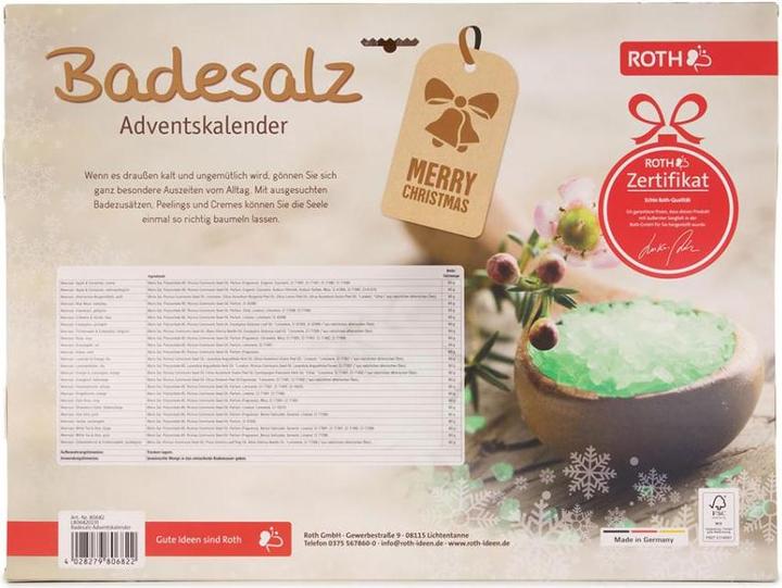 Actual product image Roth Bath salts