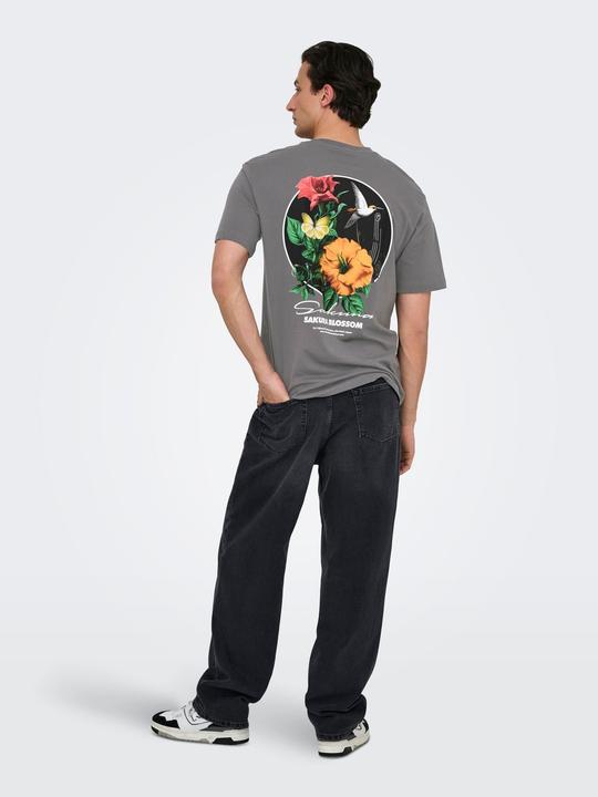 Produktbild Only & Sons Onskeane Rlx Ss Print Tee Noos (M)