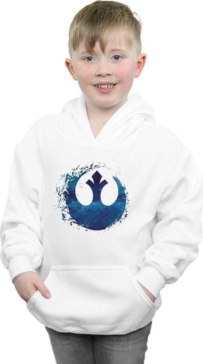 Produktbild Star Wars The Rise Of Skywalker Resistance Symbol Wave Kapuzenpullover Jungen (140, 146)