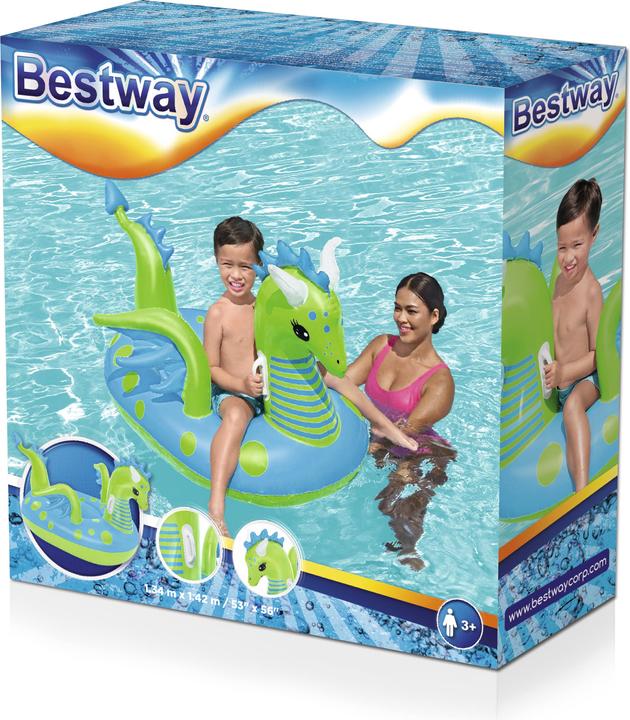 Actual product image Bestway Inflatable Figure Fantasy Dragon Ride-On