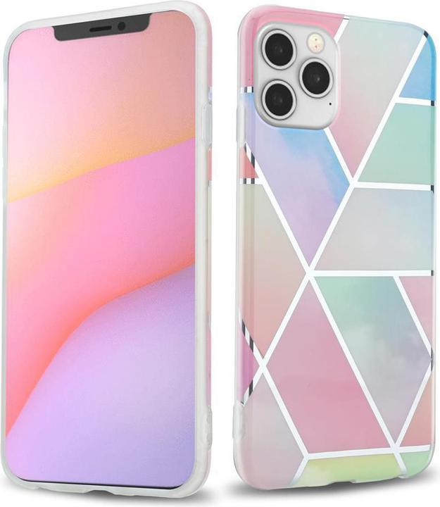 Immagine prodotto Cadorabo IMD TPU Colourful Marble Cover (Apple iPhone 12, Realme 12 Pro+)