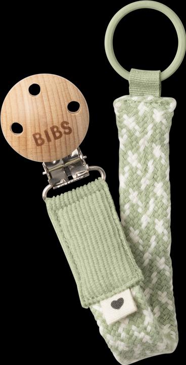 Bibs Attache-sucette tressée, Sage/ Ivory (1 x)