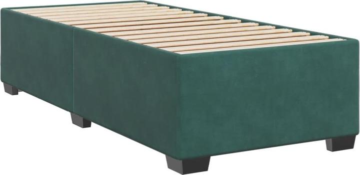 Immagine prodotto VidaXL Letto a molle Letto imbottito con materasso verde scuro 140x200cm in velluto (140 x 200 cm, 140 x 200 cm)