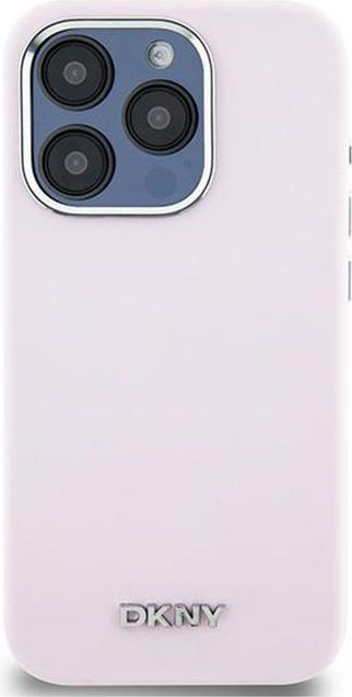 Produktbild DKNY DKHMP14LSMCHLP iPhone 14 Pro 6.1" różowy/pink hardcase Liquid Silicone Small Metal Logo MagSafe (Apple iPhone 14 Pro)
