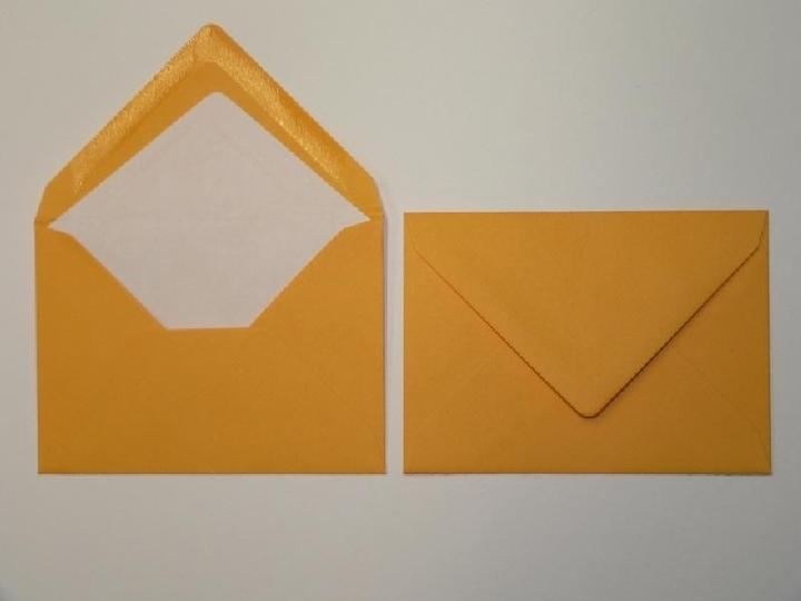 Actual product image Blanke Envelopes 81x114mm (DIN C7) 100g/qm gummed PU=100 pieces ochre (100 x)