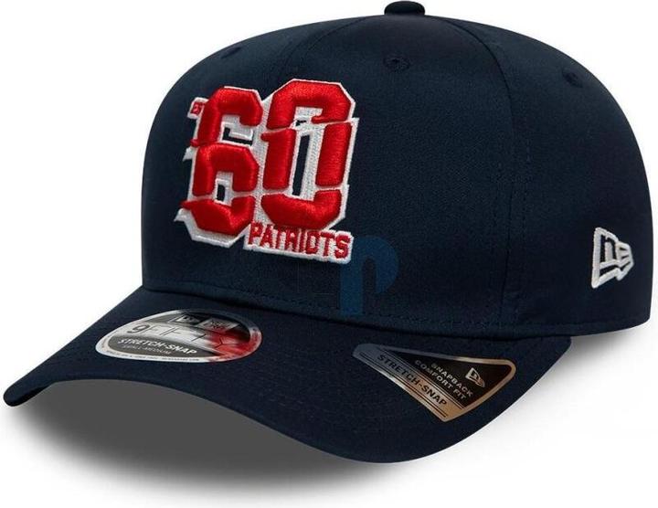 Produktbild New Era NFL - New England Patriots - Established Number 9Fifty Stretch Snapback Cap Rot ML (59)