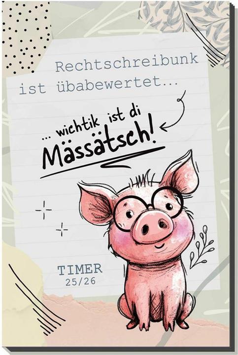 Schülerkalender Flexi Mässätsch (13 x 20 cm, Tedesco)