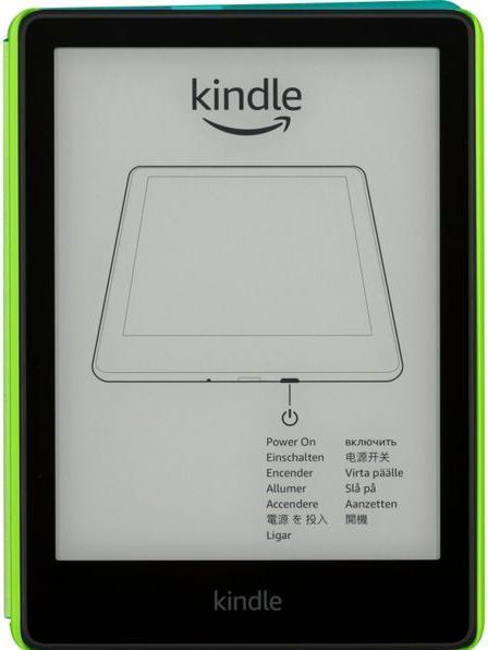 Actual product image Amazon Kindle Paperwhite Kids (11th Generation) - 2021 (6.80", 8 GB, Jewel Forest)