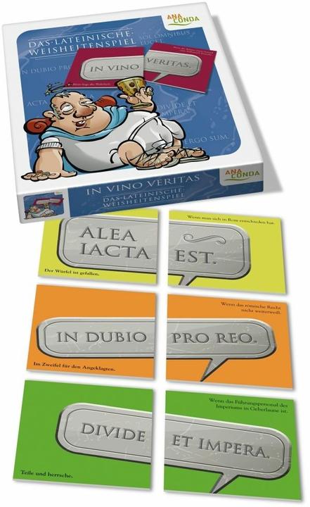 Image du produit In vino veritas Le jeu de la sagesse latine (Allemand)