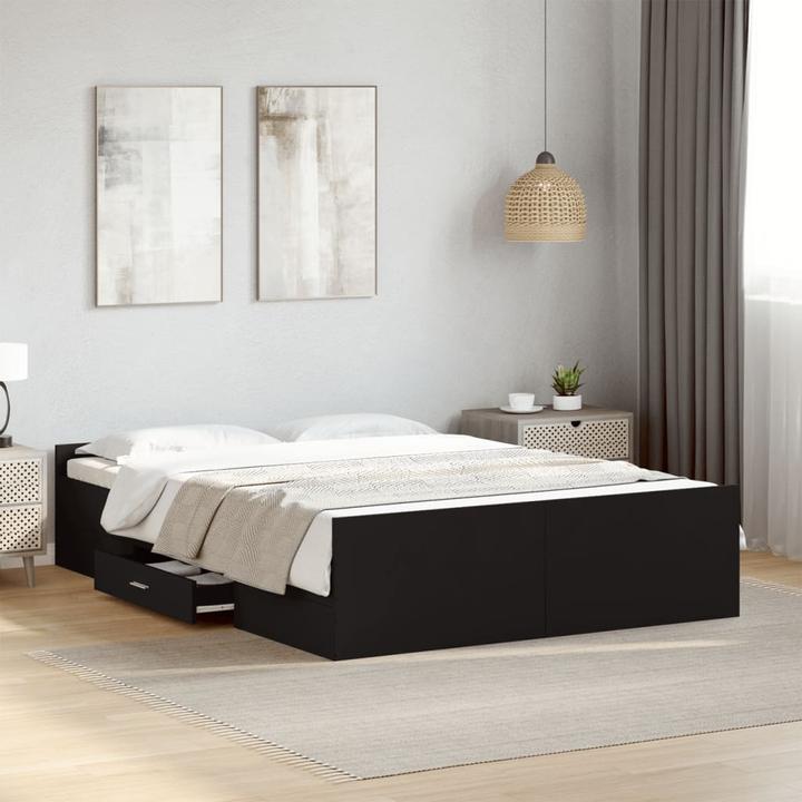 Actual product image VidaXL Bed frame with drawers (120 x 190 cm)