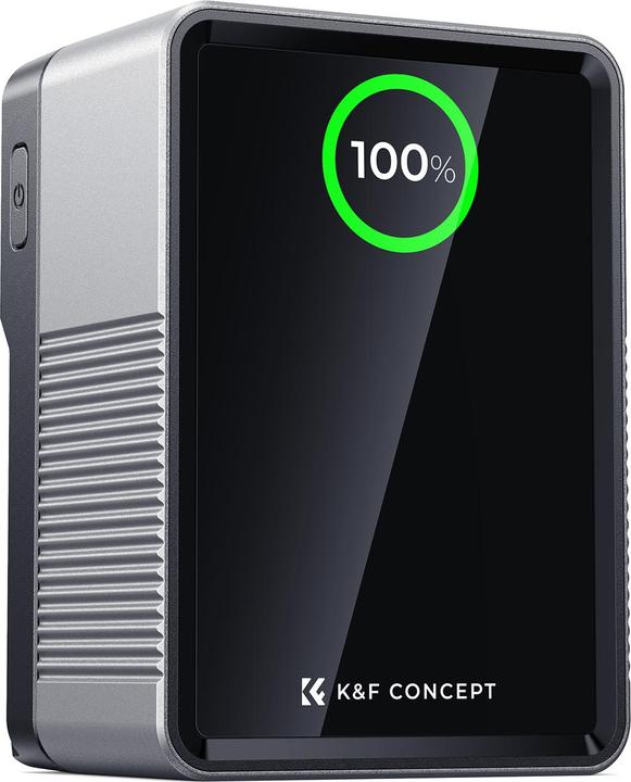 K&F Concept MINI V-Lock 6700mAh 99Wh Camera Battery with TFT Display (Batterie de caméra 6700mAh 99Wh avec (Batterie)