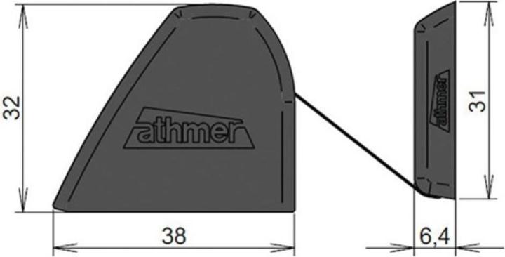 Immagine prodotto Athmer Profilo di protezione per le dita NR-32 UniSafe Lunghezza 1925 mm Lato cerniera opposto traffico