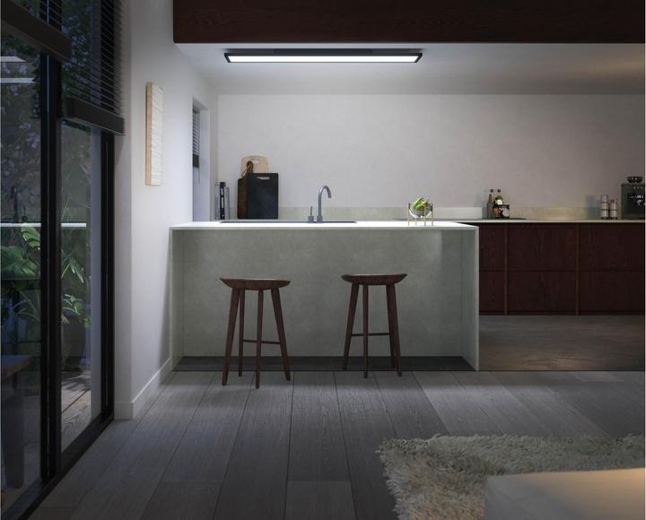 Image du produit Philips Hue White Amb. Aurelle lampe de pan 120x30cm noir (3750 lm)