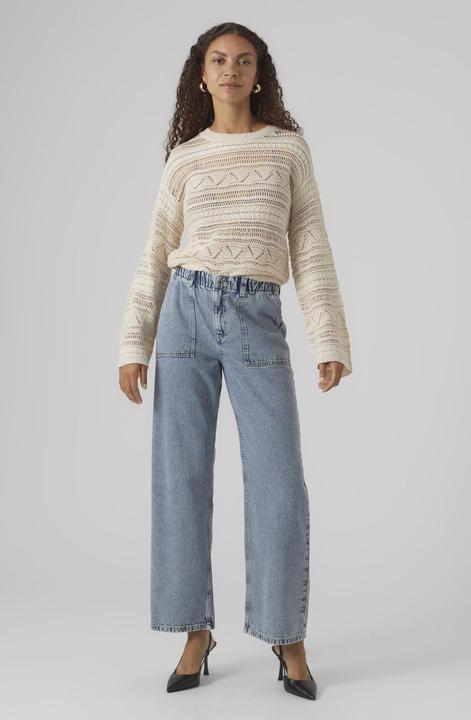 Actual product image Vero Moda VMPAM Mid Rise Cargo Schnitt Jeans Straight-Fit (25)