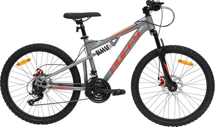 Productafbeelding ‎Huffy Merk Mountain dviratis, 24 colių, Mattas Pilkasis (24")