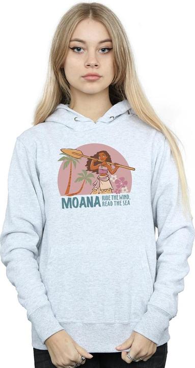 Actual product image Disney Womens/Ladies Moana Read The Sea Hoodie (XXL)