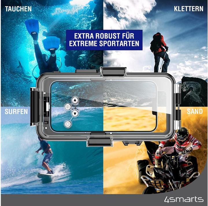 Actual product image 4smarts Active Pro Stark Case Dive Pro (Apple iPhone 11, Apple iPhone 12 Pro Max, Apple iPhone 12 Pro, Apple iPhone 12 mini, Apple iPhone 12, Apple iPhone 11 Pro Max, Apple iPhone 11 Pro, Apple iPhone 14 Pro, Apple iPhone 14 Plus, Apple iPhone 14, Apple iPhone 13 Pro Max, Apple iPhone 13 Pro, Apple iPhone 13 mini, Apple iPhone XS Max)