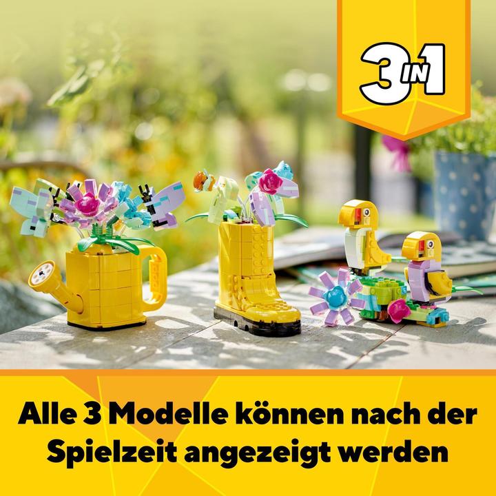 Image du produit LEGO 31149 Arrosoir avec fleurs (31149, LEGO Creator 3-in-1)