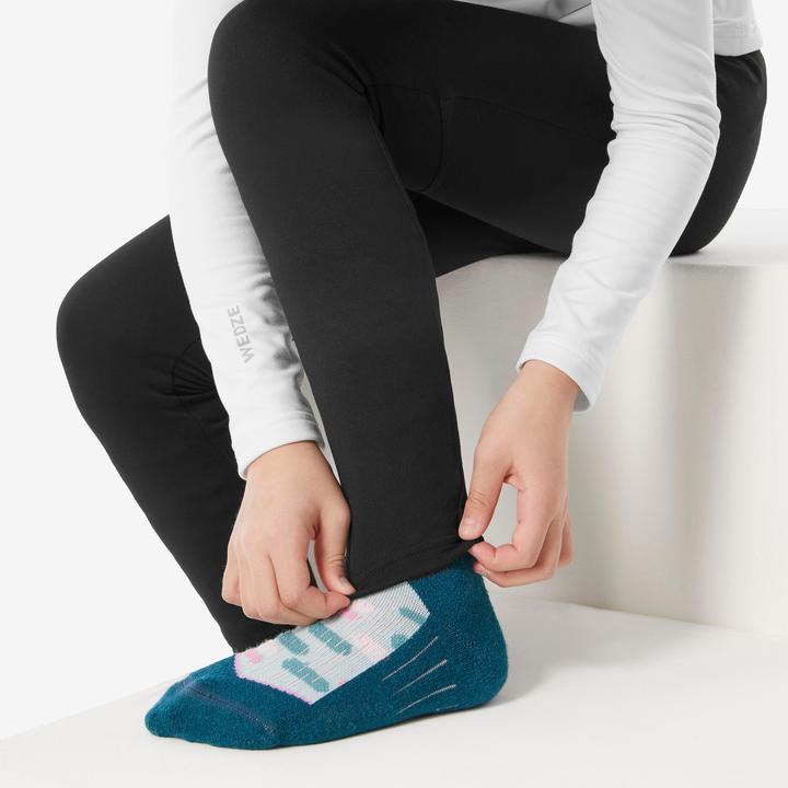 Produktbild Wedze Skiunterwäsche Funktionshose Kinder - BL 500 schwarz (100 C)