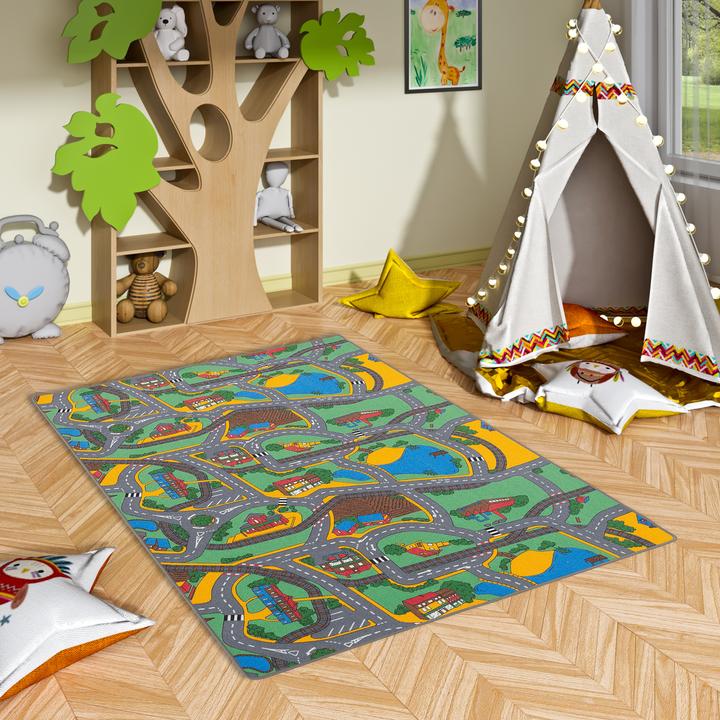 Actual product image Snapstyle Kinder Spiel Strassenteppich (160 x 200 cm)