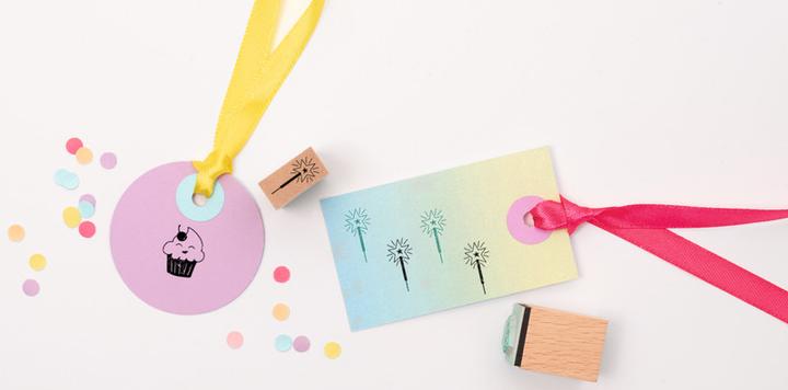 Image du produit Folia Set de timbres Happy Birthday