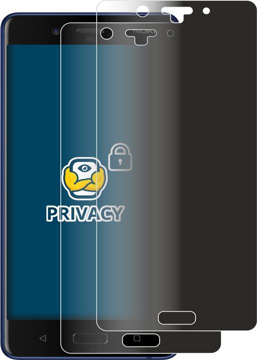 Actual product image BROTECT Anti-spy privacy film Blue light protection film (2 Piece, Nokia 8)