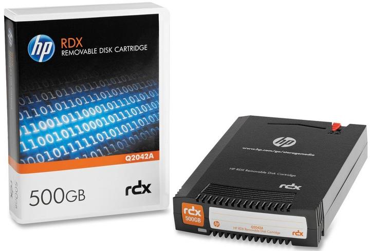 Actual product image HPE RDX Removable Cartridge (RDX, 500 GB)