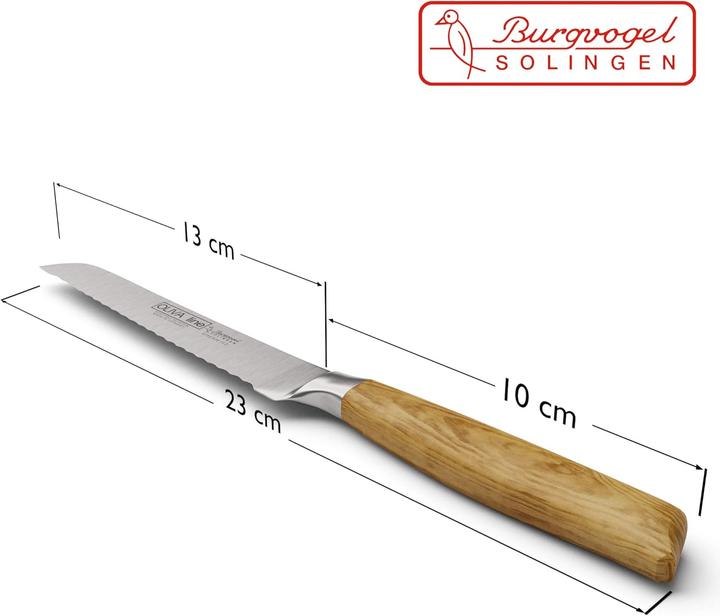 Actual product image Burgvogel Solingen Oliva bread roll knife (13 cm)