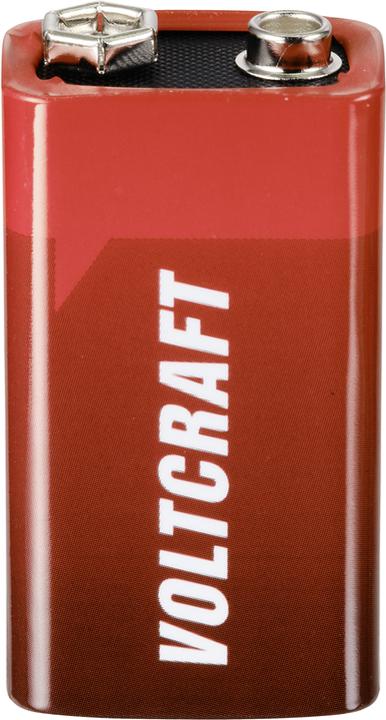 Immagine prodotto Voltcraft 6LR61 Batteria a blocco 9 V alcalina al manganese 550 mAh 9 V 1 pz. (1 pz., 9V Block, 550 mAh)