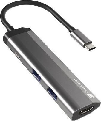 Actual product image Genesis NATEC Multiport Fowler Slim USB-C (USB-C, 2 Ports)
