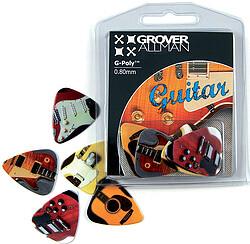 Grover Allman GA Picks Guitar Multi Pack (5) (5 x, 0.80 mm)