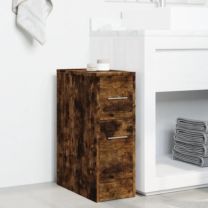 Produktbild VidaXL Badschrank Schmal mit Rollen