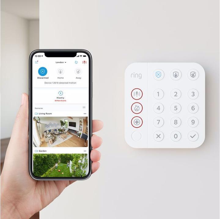 Actual product image Ring Alarm (Gen 2) Starter Security Kit