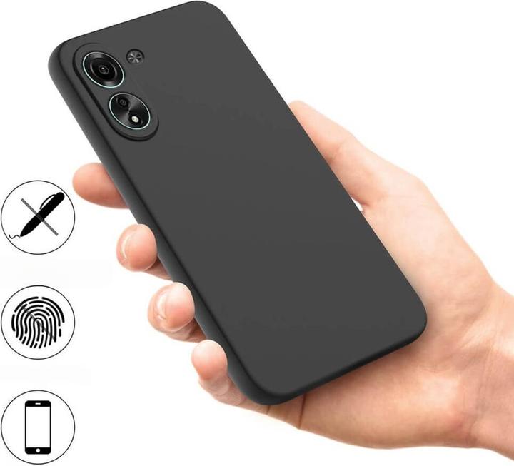 Image du produit Cover-Discount Xiaomi Poco C65 / Redmi 13C - Housse en caoutchouc silicone noir (Xiaomi Poco C65, Xiaomi Redmi 13C)